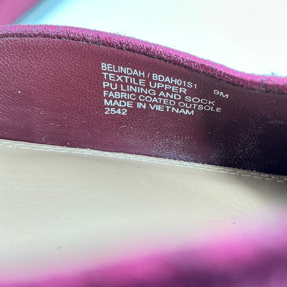 Steve Madden Size 9 Burgundy Satin Bow D'Orsay Stiletto Pumps NEW Belindah $119 - Picture 5 of 13